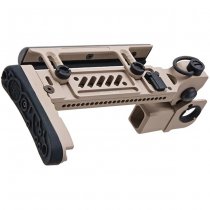 5KU GHK AKM GBBR PT-5 Side Folding Stock - Tan