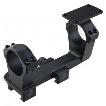 Airsoft Artisan 30mm One Piece Mount & Micro Reflex Sight Mount CNC Aluminium - Black