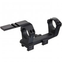 Airsoft Artisan 30mm One Piece Mount & Tactical Ring Rail CNC Aluminium - Black