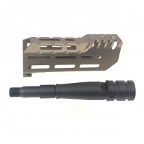 Airsoft Artisan SIG MCX M-LOK Rail Handguard Set 6 Inch - Dark Earth