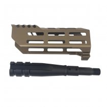 Airsoft Artisan SIG MCX M-LOK Rail Handguard Set 6 Inch - Dark Earth