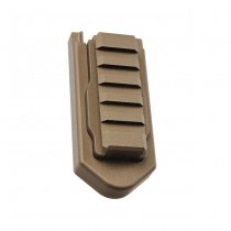 Airsoft Artisan WE AEG / GBBR Version SCAR Picatinny Stock Adapter - Dark Earth