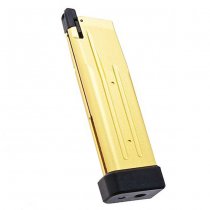 Alpha Parts Marui Hi-Capa GBB 31rds Gas Magazine CNC Aluminium - Gold