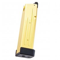 Alpha Parts Marui Hi-Capa GBB 31rds Gas Magazine CNC Aluminium - Gold