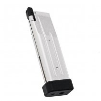 Alpha Parts Marui Hi-Capa GBB 31rds Gas Magazine CNC Aluminium - Silver