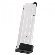 Alpha Parts Marui Hi-Capa GBB 31rds Gas Magazine CNC Aluminium - Silver