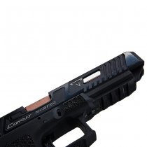 APS EMG TTI Combat Master G34 Slide & OMEGA Frame Co2 Blow Back Pistol - Black