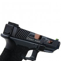 APS EMG TTI Combat Master G34 Slide & OMEGA Frame Gas Blow Back Pistol - Black