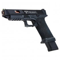 APS EMG TTI Combat Master G34 Slide & OMEGA Frame Gas Blow Back Pistol - Black