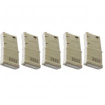 Ares M4 100rds AEG Magazine Set - Dark Earth