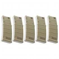 Ares M4 130rds AEG Magazine Set - Dark Earth