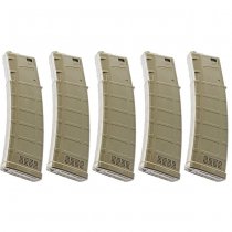 Ares M4 170rds AEG Magazine Set - Dark Earth