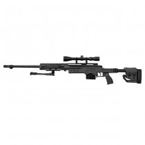Well MB4411D Sniper Rifle Scope & Bipod Set - Black