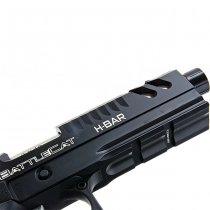 Army Armament Limcat 4.3 Hi-Capa Gas Blow Back Pistol - Black