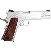 Army Armament R30 M1911A1 Government Competition Gas Blow Back Pistol - Silver