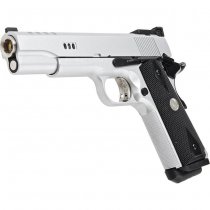 Army Armament R30 M1911A1 V12 Custom Gas Blow Back Pistol - Silver