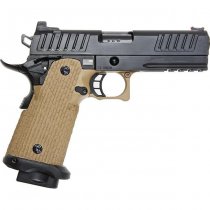 Army Armament R603 STI Staccato P Gas Blow Back Pistol - Dark Earth