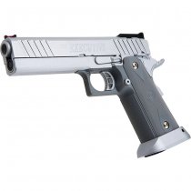 Army Armament R609 Hi-Capa Gas Blow Back Pistol - Silver