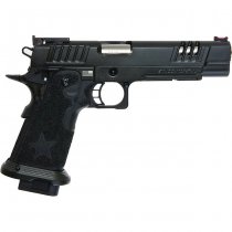 Army Armament Staccato XL 2011 R611 Gas Blow Back Pistol Star Grip - Black