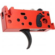 BJ TAC Marui MWS GBBR Adjustable Complete Trigger Box CNC Aluminium - Orange