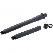 Dytac Marui MWS GBBR Modular Outer Barrel Medium Length Kits - Black