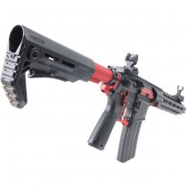 G&P Strike Industries Strike Tactical Rifle MWS Gas Blow Back Rifle 10 Inch Cerakote - Red