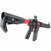 G&P Strike Industries Strike Tactical Rifle MWS Gas Blow Back Rifle 13.5 Inch Cerakote - Red