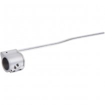 GunsModify M4 GBBR Gas Block Stainless Steel & Length Tube - Silver