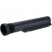 GunsModify Marui MWS GBBR 6 Position Buffer Tube Mil-spec Threaded Receiver One Piece Full CNC - Black