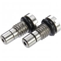 GunsModify WE / VFC GBB Series Gas Fill Valve Full Stainless Steel Upgrade 2pcs