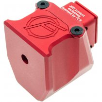 JDG Marui / WE G-Series GBB Floyds Magazine Extension Pad - Red