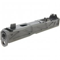 JDG VFC Glock 19 Gen 3 GBB WAR Afterburner RMR Slide & Black Barrel Set - Black