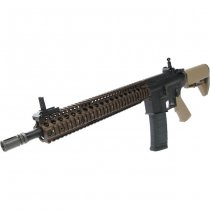 King Arms EMG Colt Daniel Defense 12.25 Inch M4A1 SOPMOD Block 2 AEG - Dark Earth