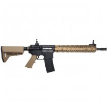 King Arms EMG Colt Daniel Defense M4A1 SOPMOD Block 2 Gas Blow Back Rifle 12.5 Inch - Dual Tone