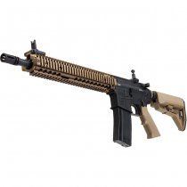 King Arms EMG Colt Daniel Defense M4A1 SOPMOD Block 2 Gas Blow Back Rifle 12.5 Inch - Dual Tone