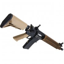 King Arms EMG Colt Daniel Defense M4A1 SOPMOD Block 2 Gas Blow Back Rifle 12.5 Inch - Dual Tone