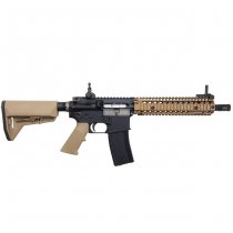 King Arms EMG Colt Daniel Defense MK18 9 Inch Gas Blow Back Rifle - Dual Tone