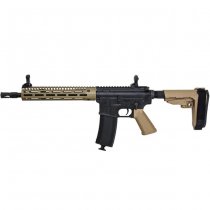 King Arms EMG Troy Industries SOCC M4 AEG 10.5 Inch RIS - Dark Earth