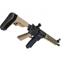 King Arms EMG Troy Industries SOCC M4 AEG 10.5 Inch RIS - Dark Earth