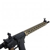 King Arms EMG Troy Industries SOCC M4 AEG 15 Inch RIS - Dark Earth