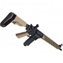 King Arms EMG Troy Industries SOCC M4 AEG 15 Inch RIS - Dark Earth