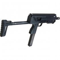 King Arms KWA M11A1 Gas Blow Back SMG - Black