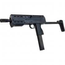 King Arms KWA M11A1 Gas Blow Back SMG - Black