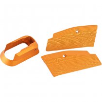 KJ Works CZ SP-01 GBB Short Aluminium Hand Grip & Magwell Set - Orange