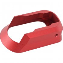 KJ Works CZ SP-01 GBB Short Aluminium Hand Grip & Magwell Set - Red