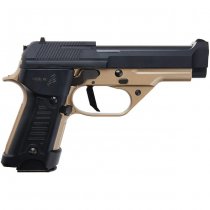 KSC M93RCC Combat Courier Heavy Weight Gas Blow Back Pistol - Dark Earth