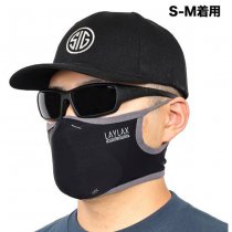 Laylax Battle Style AeroFlex Face Guard ICE - Black - L/XL