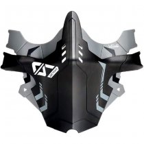 Laylax Battle Style Armor Face Guard - Black