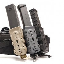 Laylax Battle Style Bite Mag SMG Quick Mag Holder Single Pack - Woodland