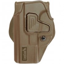 Laylax Battle Style CQC Holster Marui G17/18c/19/22/26 / VFC G17/19/19x GBB - Tan